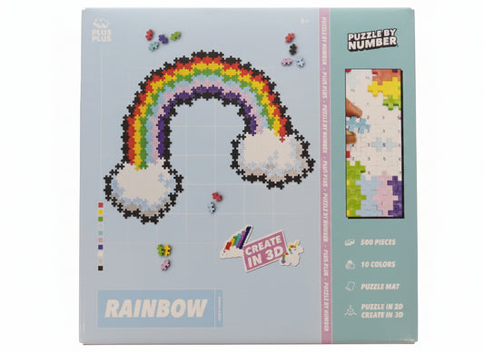 puzzle arc en ciel 500 pièces plus plus