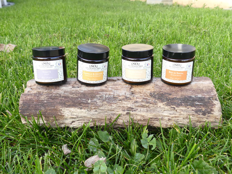 Bougies artisanales fabriquées en France - Les p'tits cadeaux