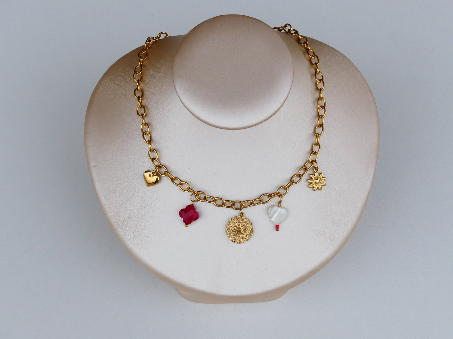 Colliers en acier inoxydable doré ou argenté - Les p'tits cadeaux