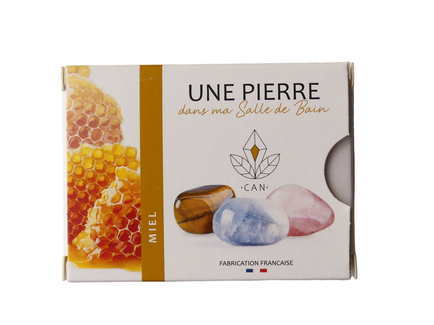 Savon miel 140g avec pierre minérale surprise