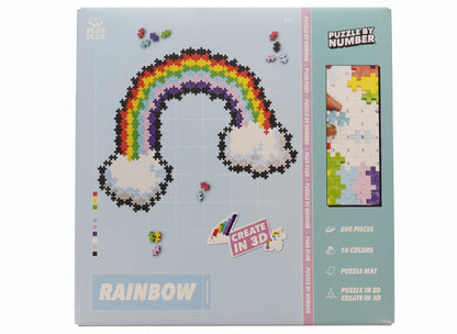 puzzle arc en ciel 500 pièces plus plus
