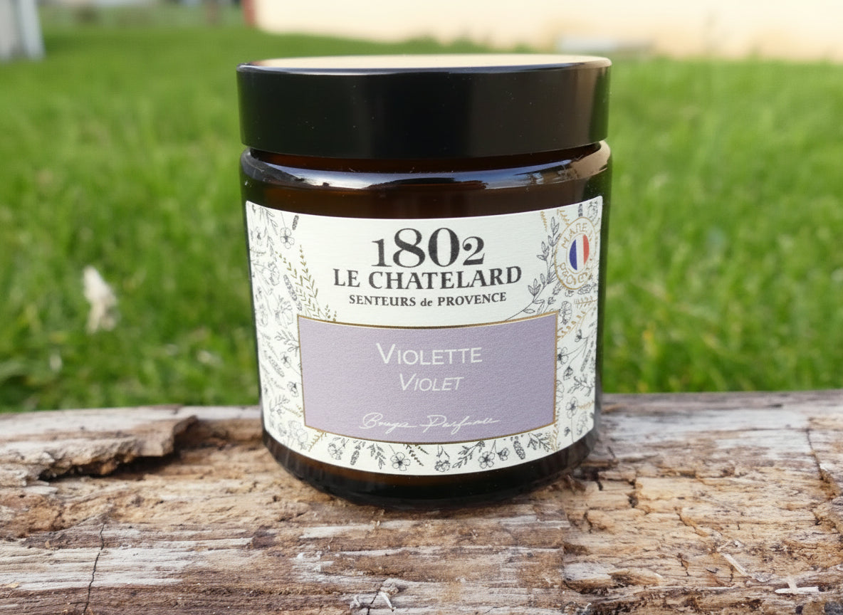 Bougie parfumée à la violette 80g
