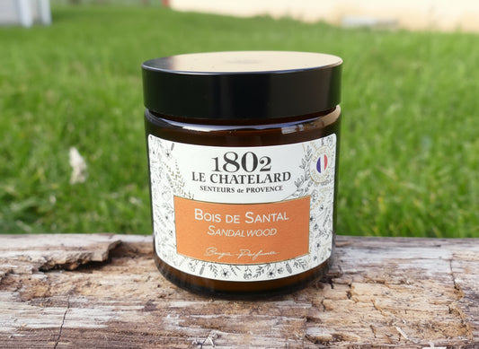 bougie parfumée au bois de santal 80g