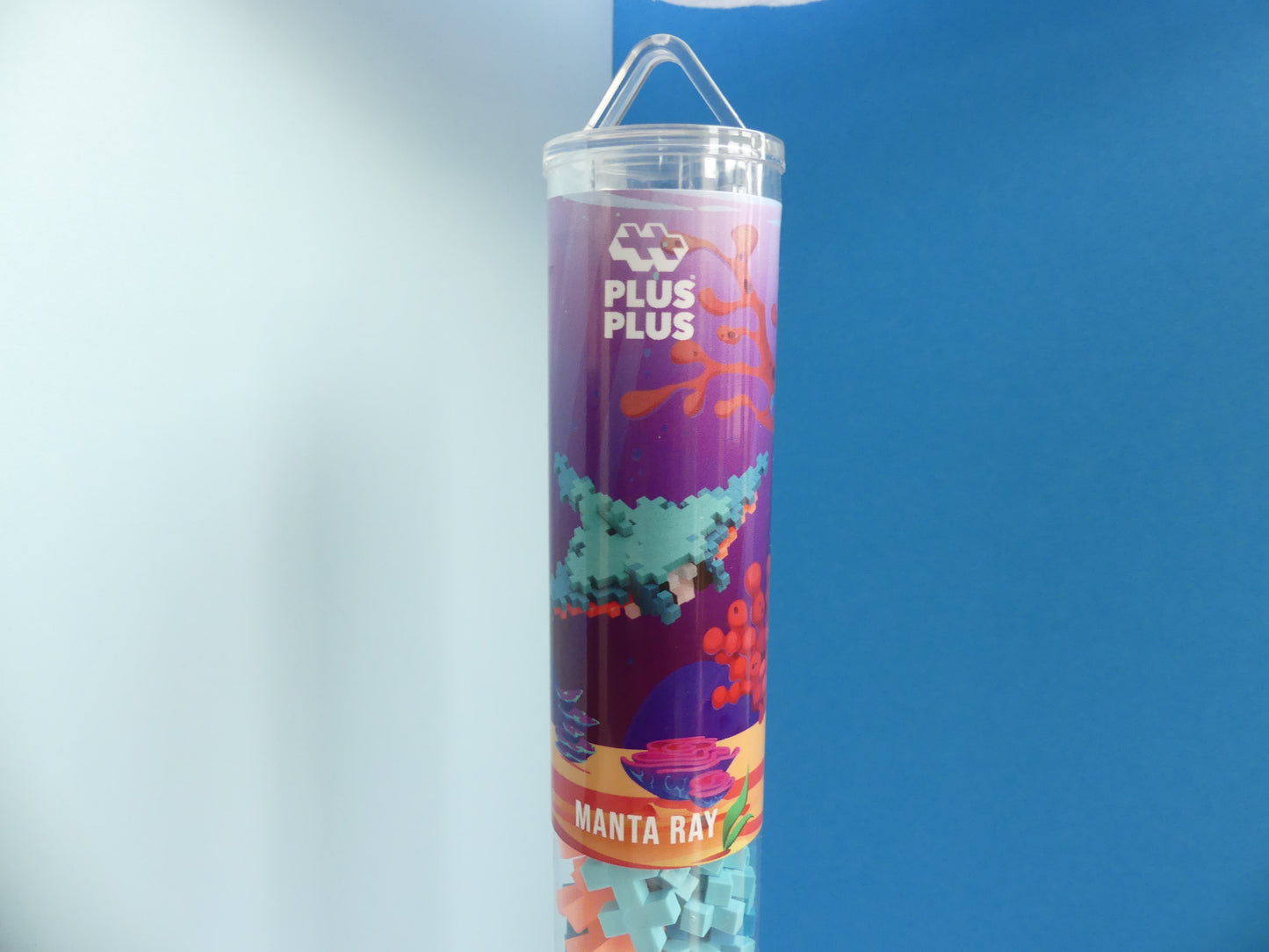Tube raie manta puzzle 100 pièces Plus Plus