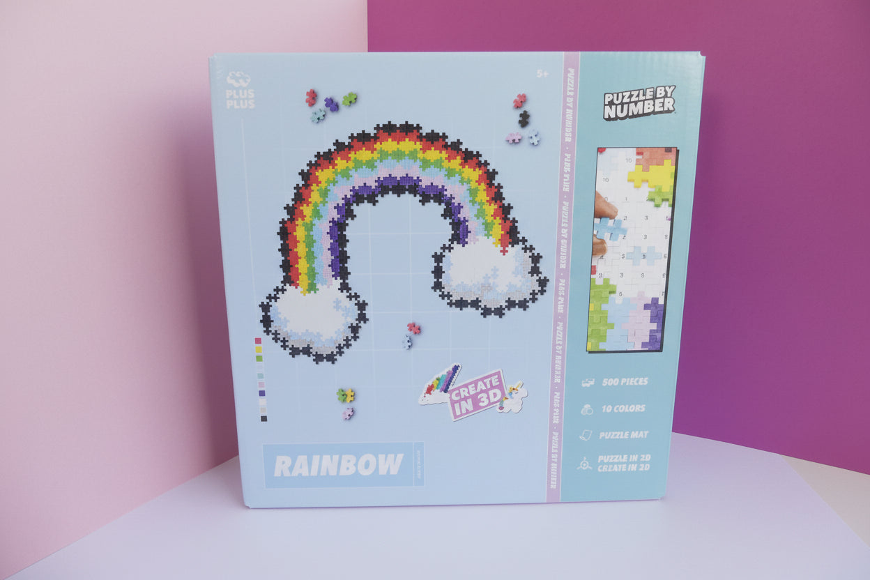 Puzzle arc en ciel 500 pièces plus plus