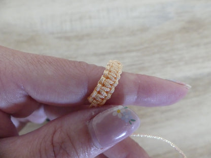 Bracelet Macramé Personnalisé Enfant – Cubes Lettres Prénom