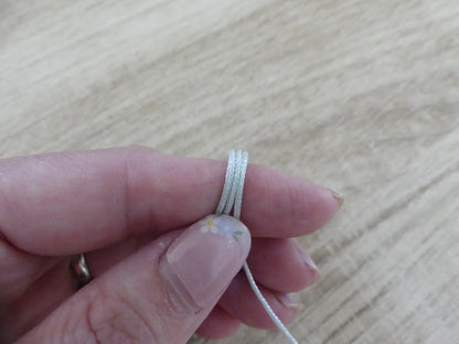 Bracelet Macramé Personnalisé Enfant – Cubes Lettres Prénom