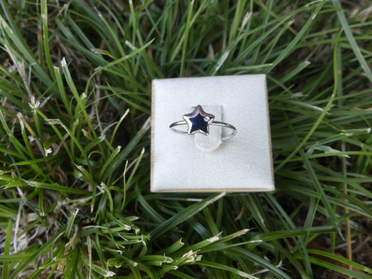 bague étoile et oxyde de zirconium pour enfant