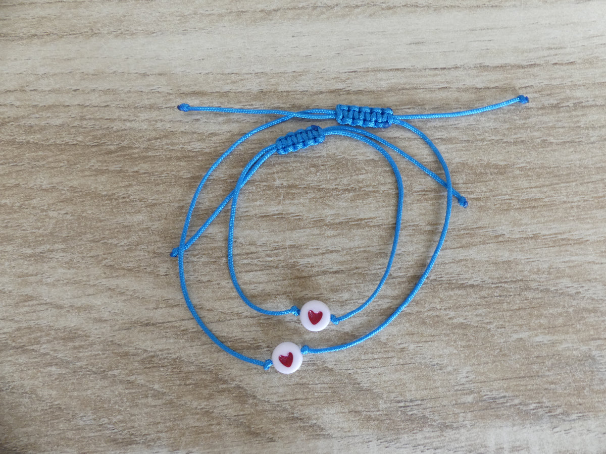 Bracelet duo maman-enfant – Le cœur qui reste, spécial rentrée des classes