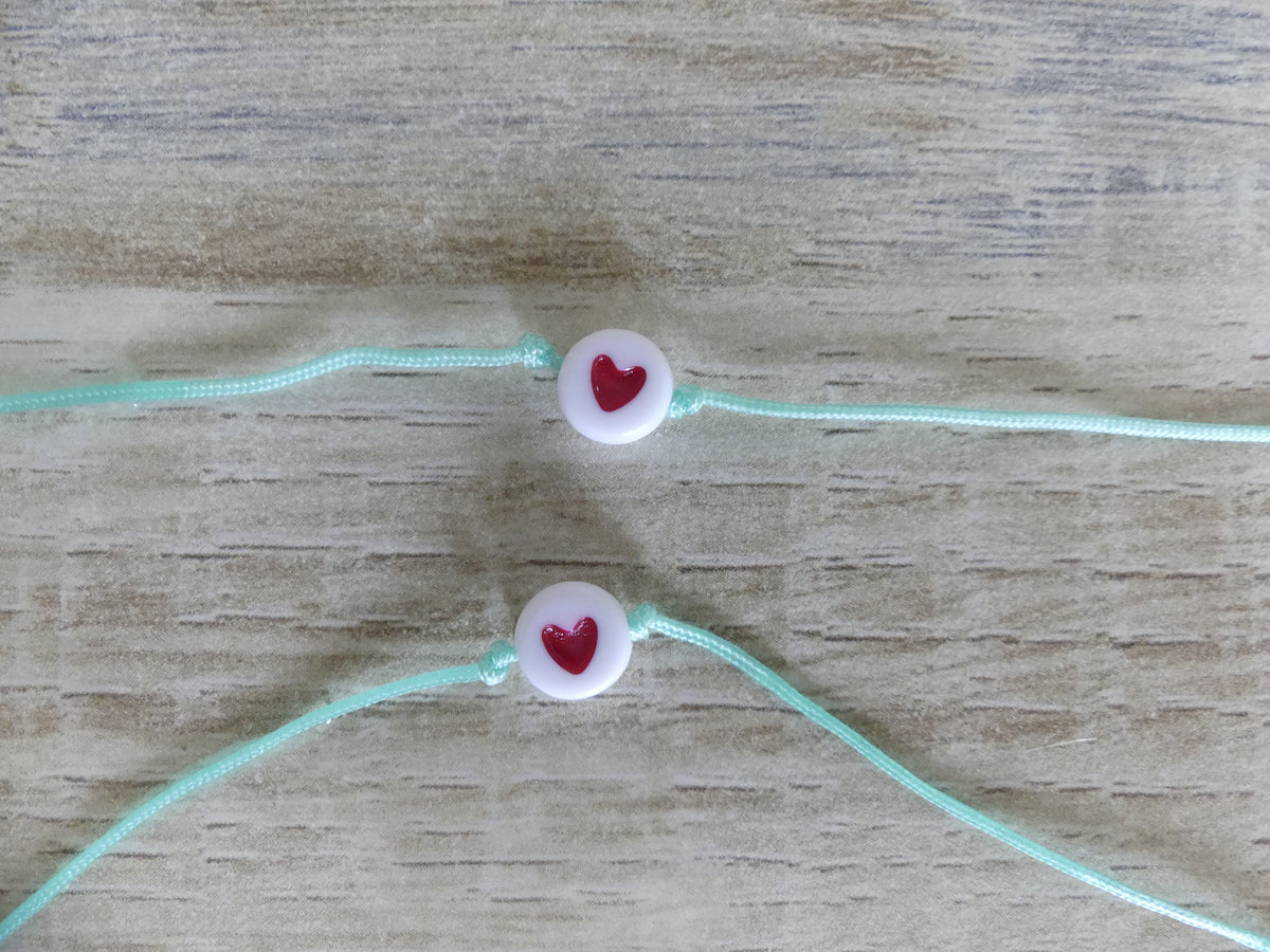 Bracelet duo maman-enfant – Le cœur qui reste, spécial rentrée des classes