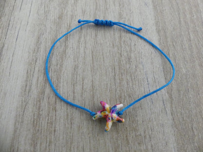 Bracelet enfant étoile de mer multicolore