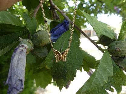 collier papillon enfant
