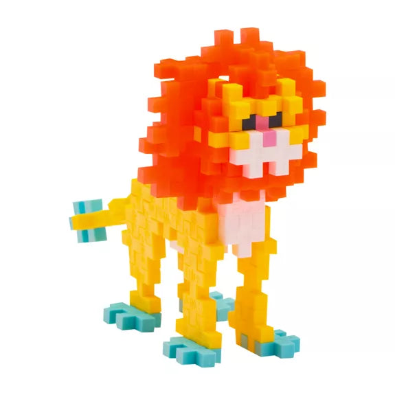 Tube lion puzzle 3d 100 pièces Plus Plus