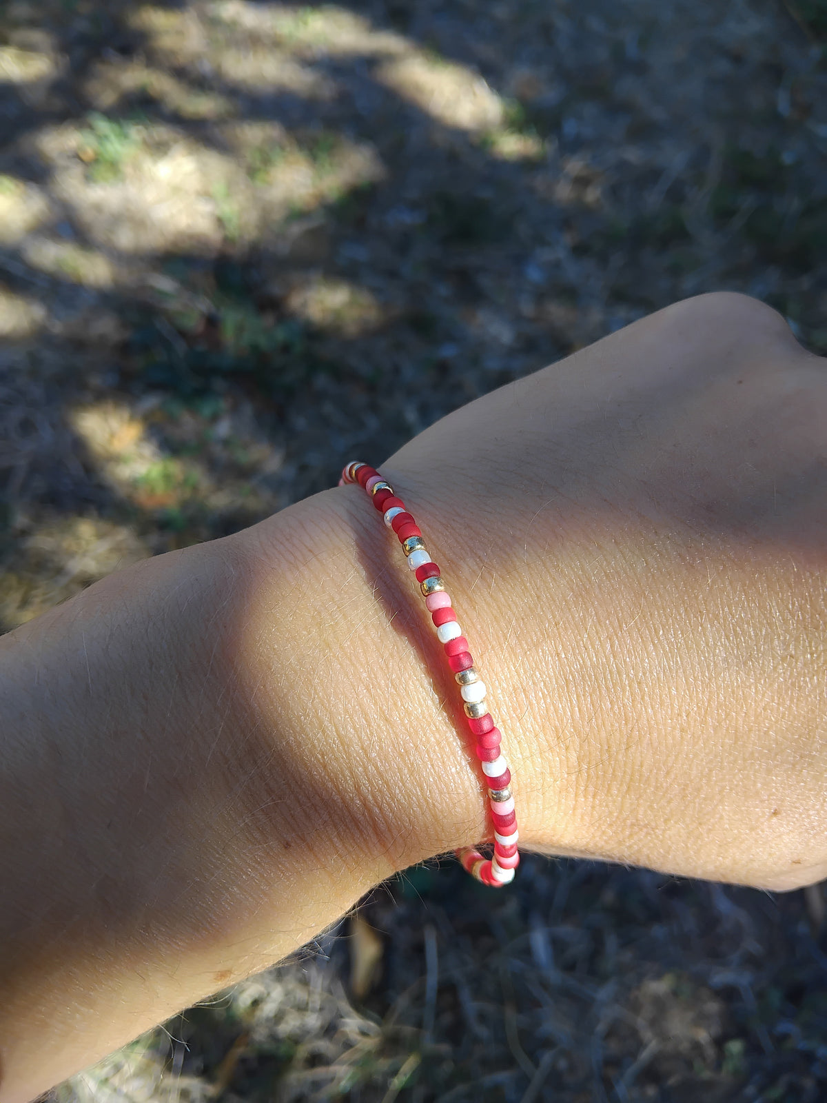 Bracelet mémoire pour femme en acier inoxydable et perles miyuki