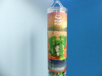 Tube puzzle éléphant 100 pièces - Les p'tits cadeaux - plus plus
